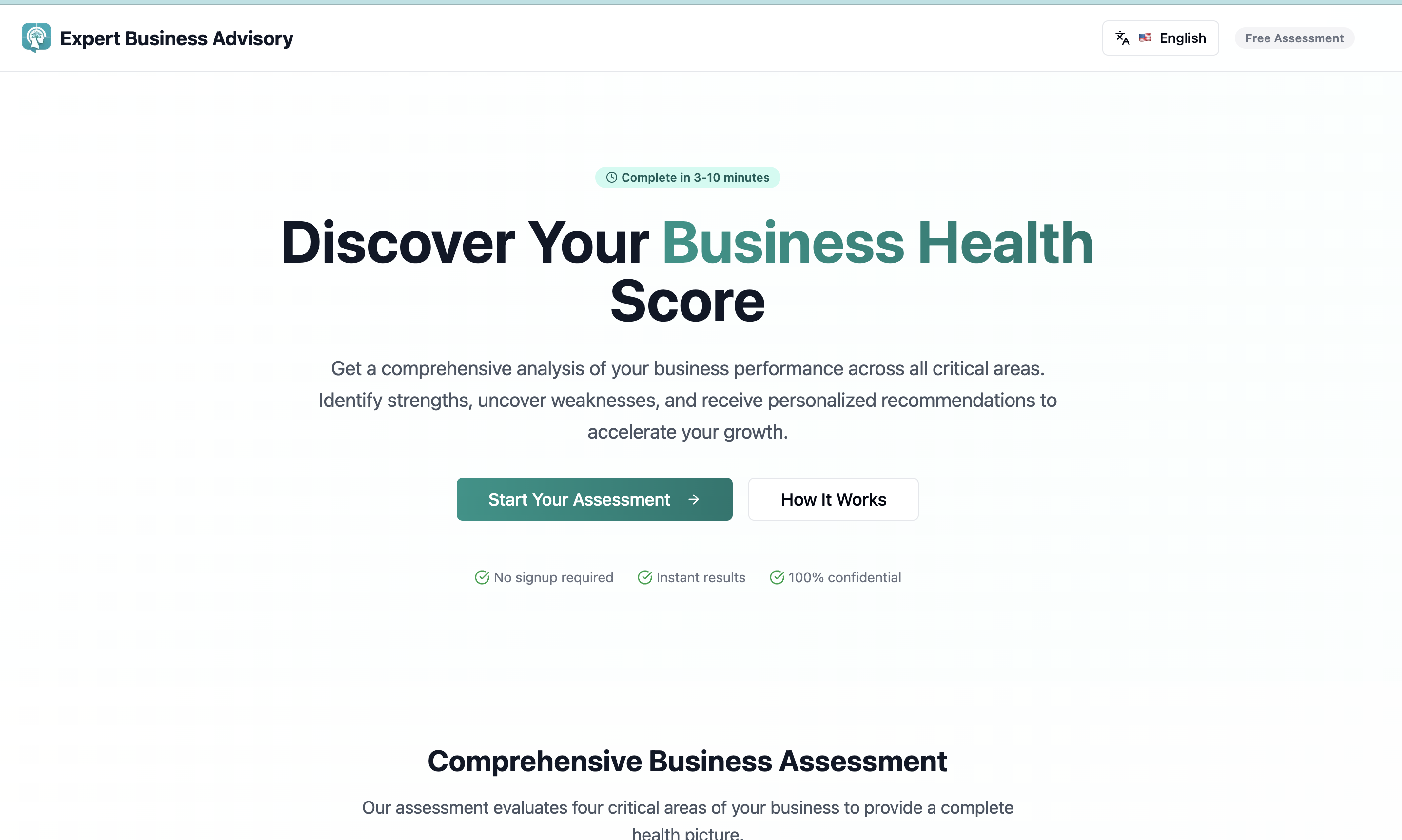 Business Analysis Assessment Platform: AI-Driven Insights for Business Success